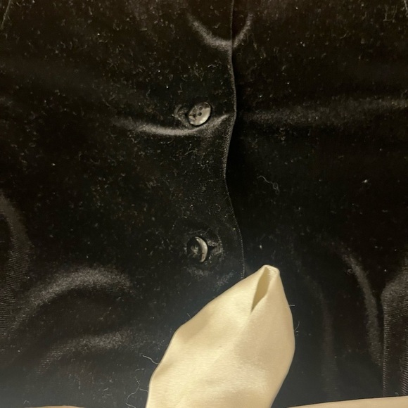 Jona Michelle Holiday Black Velvet Dress Tulle Size 8 - Picture 4 of 6